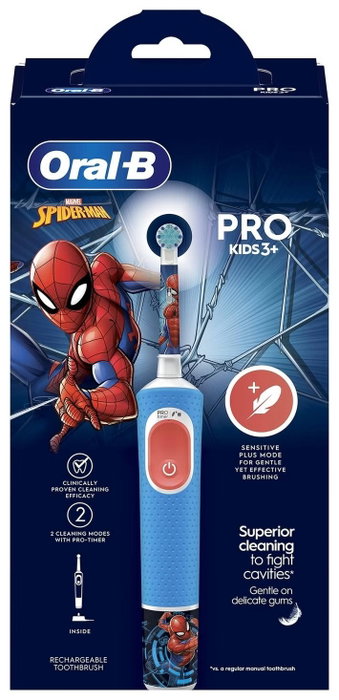 Oral-B Vitality Pro 103 Kids Spiderman con modo Sensible
