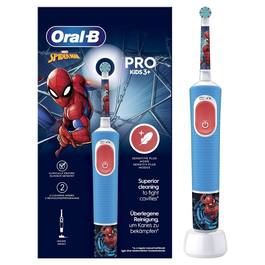 Oral-B 103 KiS Pro Vitality Cepillo de Dientes Infantil con Diseño Spiderman, Azul, 772768