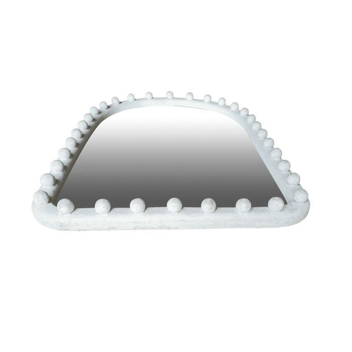 DKD Home Decor Espejo Scandi Blanco MDF Cristal 3.5 x 85 x 60 cm