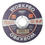 Workpro Disco de corte T41 Profi para acero inoxidable y metal, Ø115 x 1.6 x 22.2 mm, máximo 80 m/s, 13.300 rpm, reforzado con fibra de vidrio