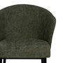 Silla Verde Tejido-Metal Contract 52,50 X 55 X 80 cm (Set de 2)