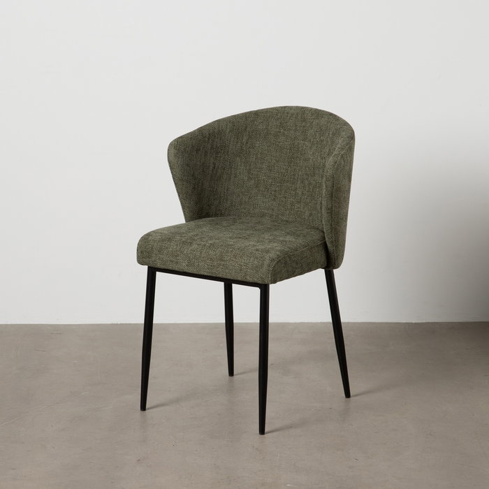 Silla Verde Tejido-Metal Contract 52,50 X 55 X 80 cm (Set de 2) Silla Verde Tejido-Metal Contract 52,50 X 55 X 80 cm (Set de 2)
