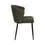 Silla Verde Tejido-Metal Contract 52,50 X 55 X 80 cm (Set de 2)