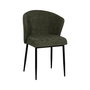 Silla Verde Tejido-Metal Contract 52,50 X 55 X 80 cm (Set de 2)