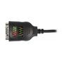 DeLOCK Adaptador USB Tipo-A a Serial DB9 con Probador RS-232 de 9 LED