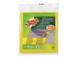 3m Bayeta Multiuso Amarilla Pack 2 Unidades + 1 Gratis