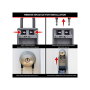 Master Lock 5480EURD Caja de llaves con combinación y grillete extraíble