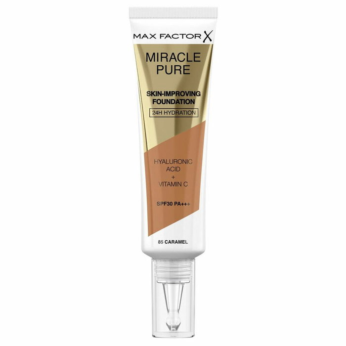 Max Factor Miracle Pure Foundation SPF30 85-caramel Max Factor Miracle Pure Foundation SPF30 85-caramel