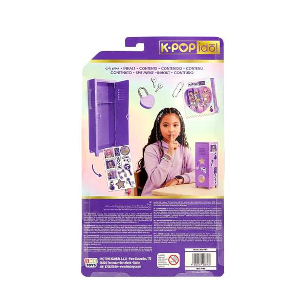 Imc Toys Taquilla K Pop Idol Locker 21x10x5,5 cm con Fotocards y Pegatinas Imc Toys Taquilla K Pop Idol Locker 21x10x5,5 cm con Fotocards y Pegatinas