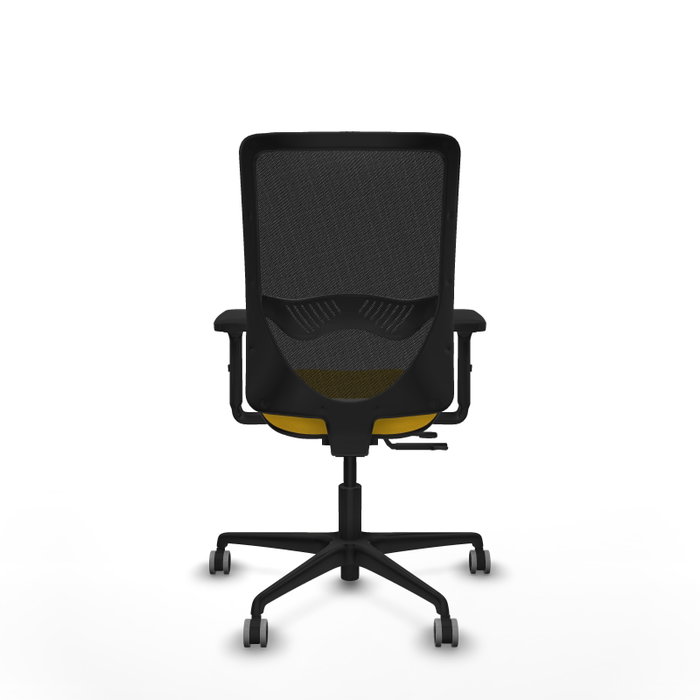 PIQUERAS Y CRESPO Silla de oficina Zulema con mecanismo Sincro/Traslack, Amarillo y Negro PIQUERAS Y CRESPO Silla de oficina Zulema con mecanismo Sincro/Traslack, Amarillo y Negro