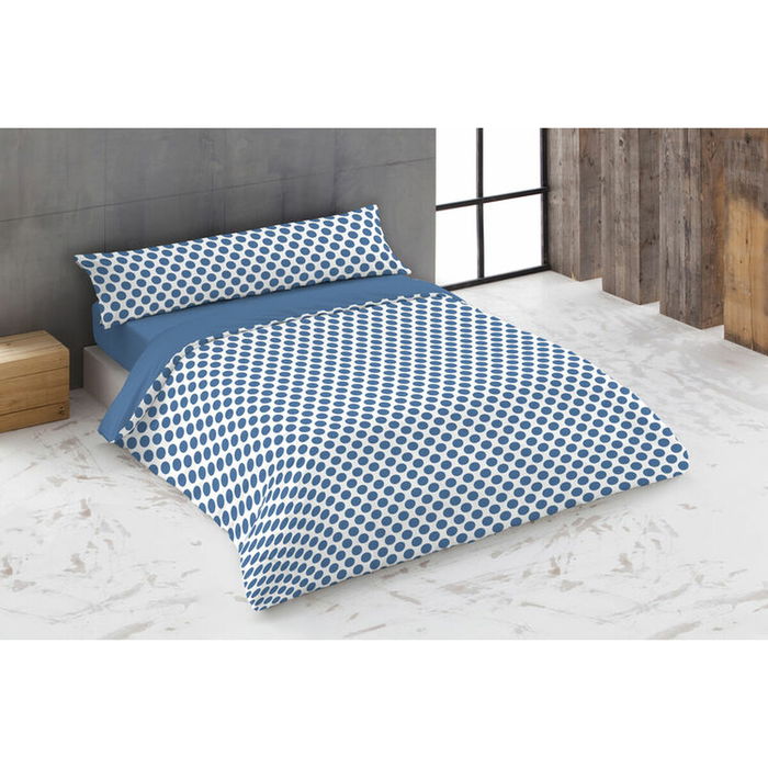 Juego de funda nórdica Hosteline MOTA Azul Cama de 180 260 x 240 cm 4 Piezas Juego de funda nórdica Hosteline MOTA Azul Cama de 180 260 x 240 cm 4 Piezas