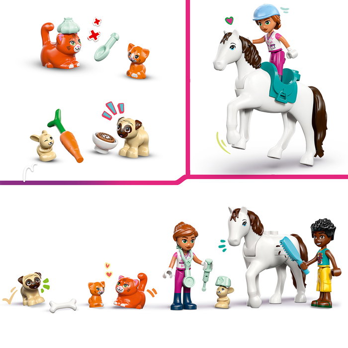 Lego Friends 42696 La Clínica Veterinaria Set de Juego de Construcción para Niños y Niñas +4 Años