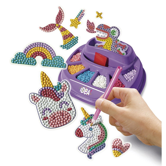 Clementoni 18746 Arte Fantasía Juego de Diamantes Brillantes para Niños +7 Años Clementoni 18746 Arte Fantasía Juego de Diamantes Brillantes para Niños +7 Años