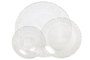 DKD Home Decor Plato de Cristal Mandala Transparente