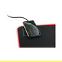 Deltaco Gaming Alfombrilla Ratón RGB con Cargador Inalámbrico, Neopreno, Negro, 900x400mm