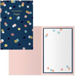 DOHE AGENDAS Pack 6 tarjetas de felicitación modelo Día del Padre-bluedot