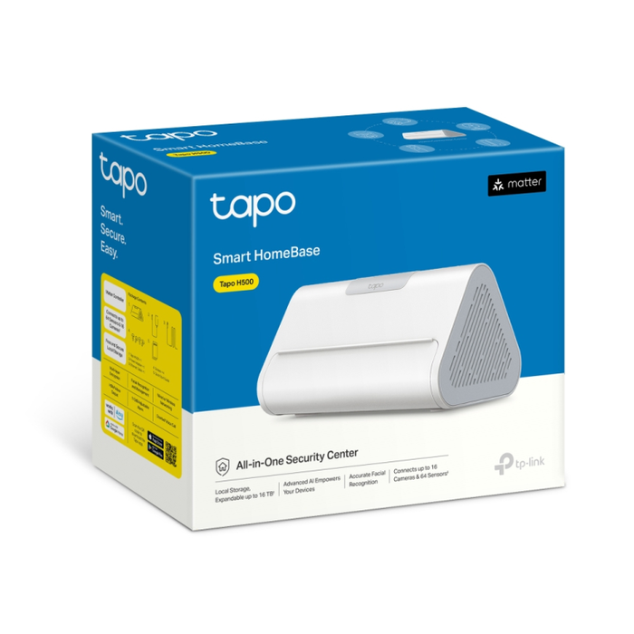 TP-Link Tapo H500 Unidad base Interior Inalámbrico y alámbrico Blanco