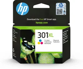 HP Cartucho de tinta original 301XL Tri-color
