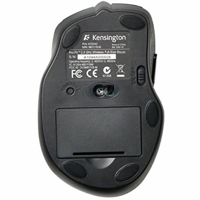 Kensington Pro Fit Ratón Óptico Inalámbrico Negro