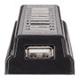 MANHATTAN Hub USB 2.0 de escritorio de 10 puertos con adaptador AC