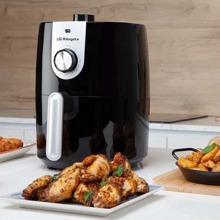 Orbegozo FDR 27 Freidora de Aire 2,5 L 1200 W Negro, Gris