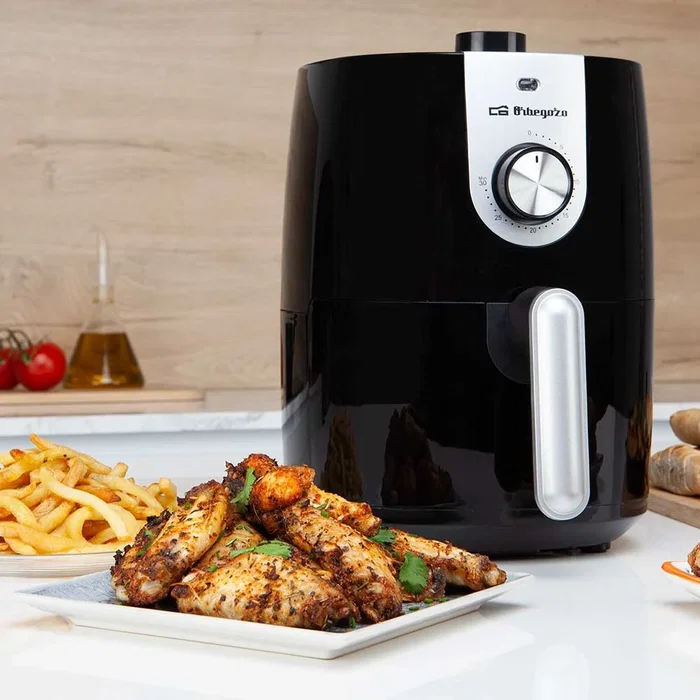 Orbegozo FDR 27 Freidora de Aire 2,5 L 1200 W Negro, Gris