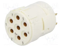 HARTING Conector M23 Hembra de 7 Pines para Aplicaciones Industriales