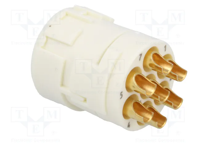 HARTING Conector M23 Hembra de 7 Pines para Aplicaciones Industriales