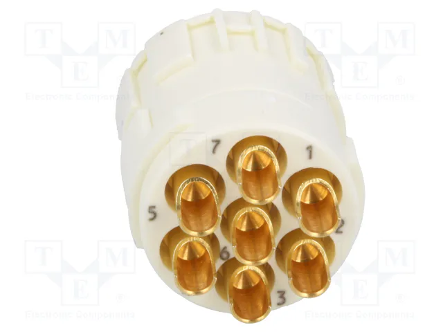 HARTING Conector M23 Hembra de 7 Pines para Aplicaciones Industriales