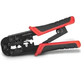 Vention KEAB0 Crimpadora Metálica para RJ45 con Alicate Pelacables y Trinquete