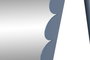 DKD Home Decor Espejo de Vestidor Metal Arcos Azul 50x50x155