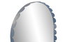DKD Home Decor Espejo de Vestidor Metal Arcos Azul 50x50x155