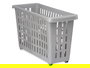 Kipit Organizador Plástico Armario con Ruedas Gris 46x17.5x26 cm (Set de 12)