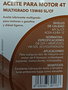 YAROS Aceite 4 Tiempos Multigrado 15W40 SL/CF 1 LT