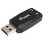 Equip Tarjeta de Sonido USB 245320 Negro