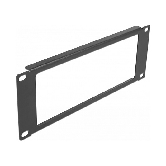 DeLOCK Panel de gabinete de red de 10″ con abertura 2U negro DeLOCK Panel de gabinete de red de 10″ con abertura 2U negro