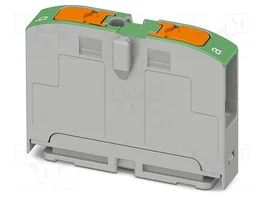 PHOENIX CONTACT PTVFIX 2X2,5 GN Conector de Carril Verde
