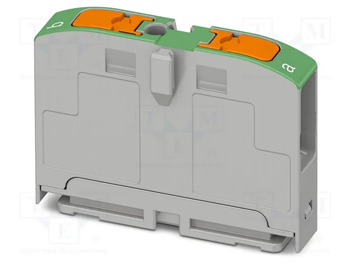 PHOENIX CONTACT PTVFIX 2X2,5 GN Conector de Carril Verde PHOENIX CONTACT PTVFIX 2X2,5 GN Conector de Carril Verde