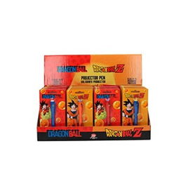 SD Toys Bolígrafo Con Luz Mixto - Dragon Ball - Bolígrafo con Proyector de Luz, Diseños de Personajes (Goku, Vegeta) Aleatorios, Licencia Oficial