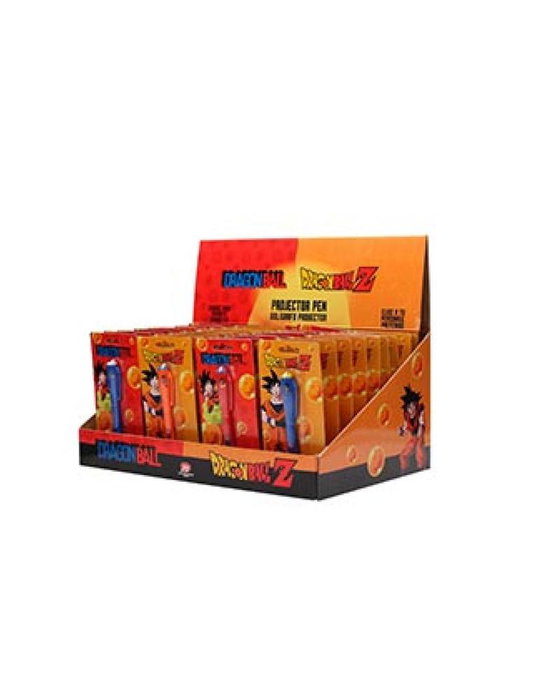 SD Toys Bolígrafo Con Luz Mixto - Dragon Ball - Bolígrafo con Proyector de Luz, Diseños de Personajes (Goku, Vegeta) Aleatorios, Licencia Oficial