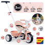 Smoby Triciclo Be Move Confort Rosa para niños +1 año, 68x52x89 cm