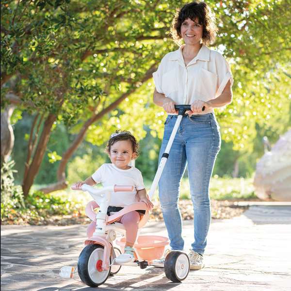 Smoby Triciclo Be Move Confort Rosa para niños +1 año, 68x52x89 cm