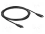DeLOCK Cable USB4™ 20 Gbps USB-C a USB-C 2 m