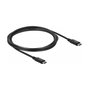 DeLOCK Cable USB4™ 20 Gbps USB C a USB C 2 m Negro