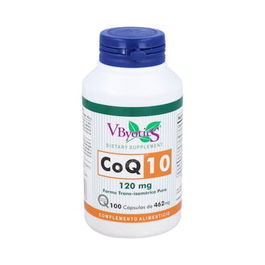 VBYOTICS Coenzima Q10 120mg 100 Cápsulas con Vitamina E