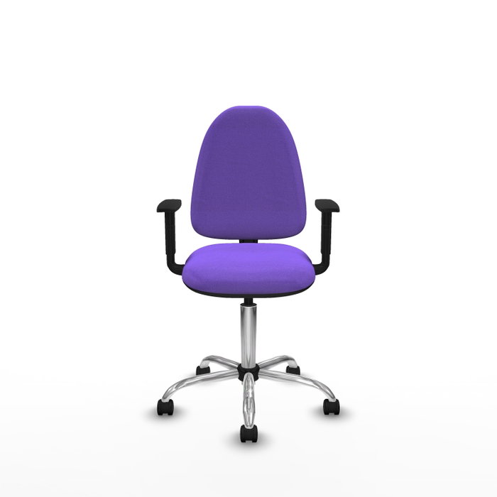 PIQUERAS Y CRESPO Silla de oficina Aýna Lila con Brazos 1D