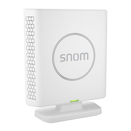 Snom M400 Base DECT Inalámbrica, Soporta hasta 20 Auriculares, Alcance 300m, Blanco