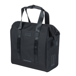 Basil Bolsa para bicicleta Grand 23L Impermeable con Sistema MIK Hooks - Ideal para compras y portátil