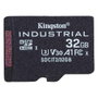 Kingston Industrial 32GB MicroSDHC UHS-I Clase 10 V30 U3 Tarjeta Resistente Temperaturas Extremas -40 a 85°C
