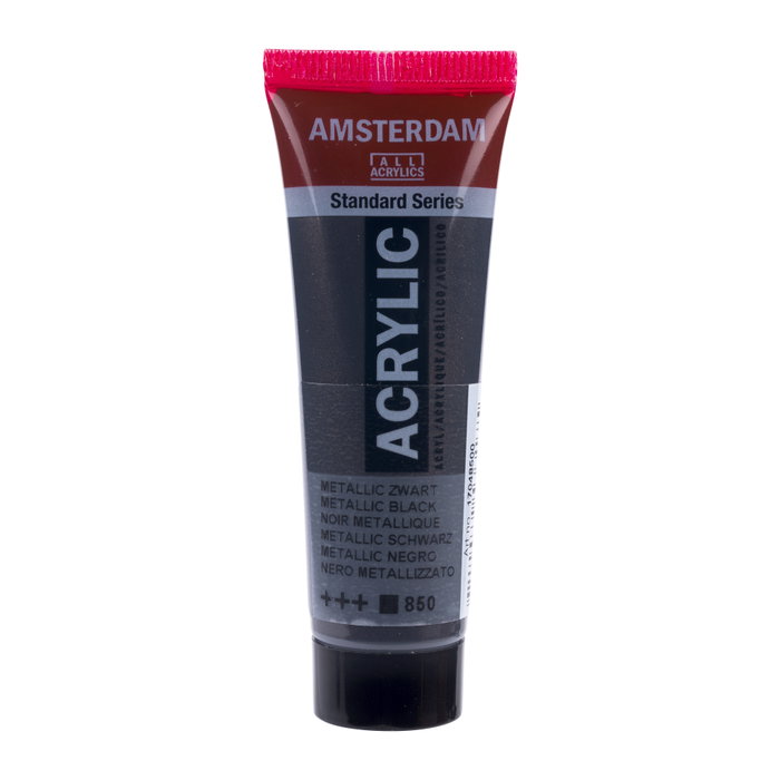 Amsterdam Standard Series Pintura Acrílica Negro Metálico 20 ml Amsterdam Standard Series Pintura Acrílica Negro Metálico 20 ml